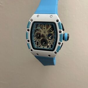 Blue and White Richard Mill watch